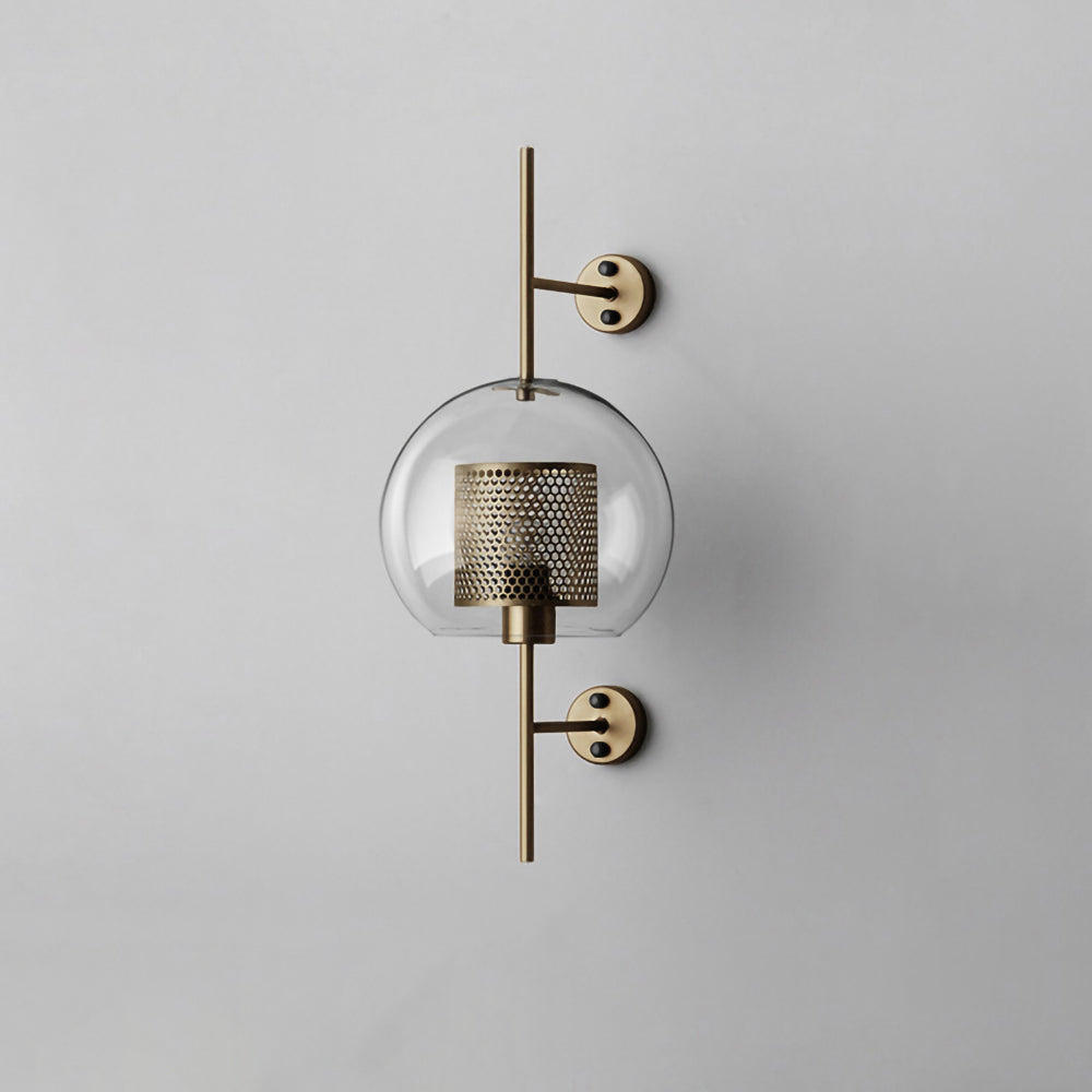 Chiswick Glass Wall Lamp - Modern LED Sconce Light for Living Room, Bedroom, and Hallway - Elegant Home Decor Lighting Fixture