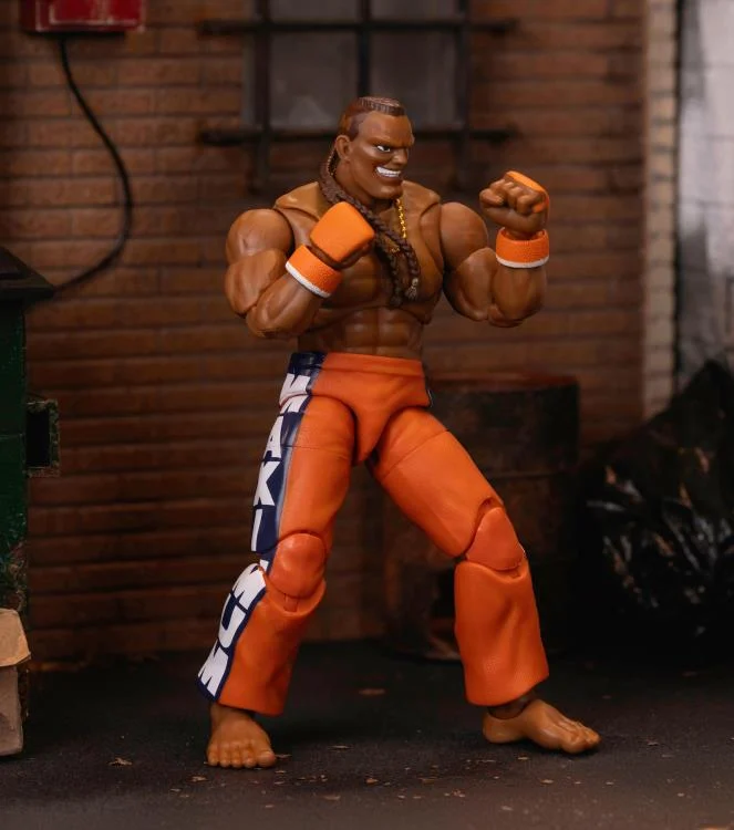 Jada Toys 1/12 Scale 6-Inch Street Fighter II Action Figures - Cammy, Dee Jay & Guile Collectible Figurines for Display, Gaming & Cosplay Inspiration