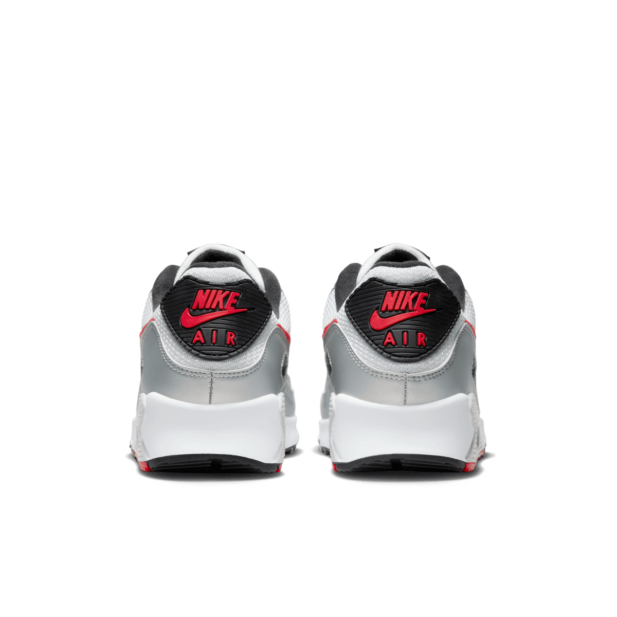 Nike Air Max 90 'Silver Bullet' Retro Running Shoes - Men's/Women's Lifestyle Sneakers for Casual Wear, Gym & Street Fashion