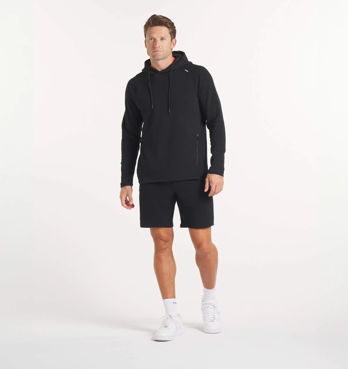 Men's Elevation Short - Lightweight Quick-Dry Workout Running Gym Hiking Shorts for Men (Black) - Perfect for Training, Jogging & Outdoor Activities