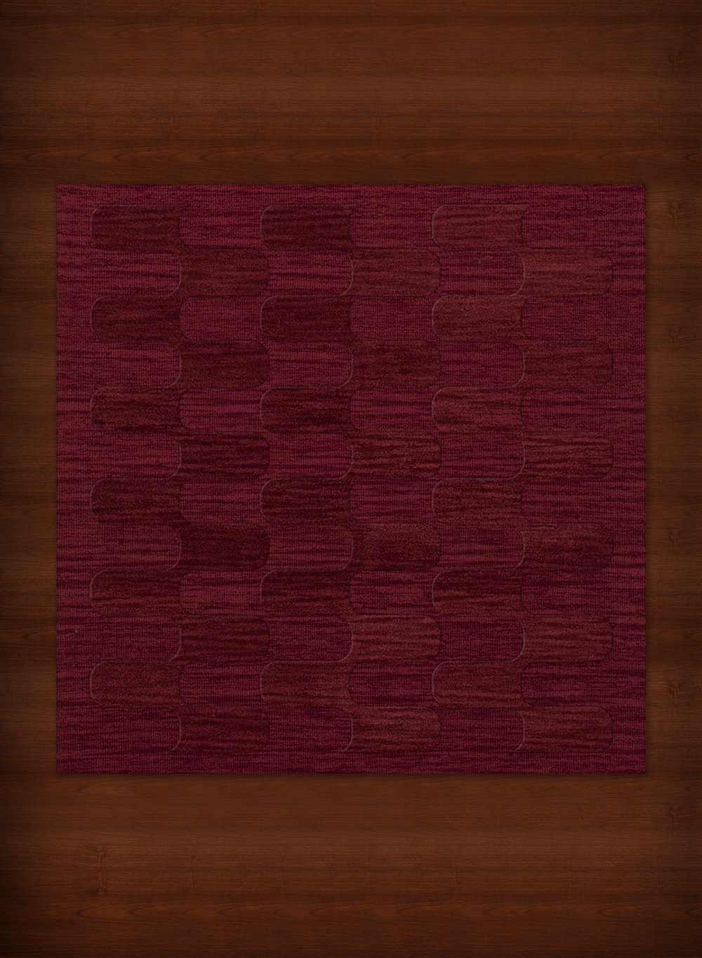 Dalyn Rugs Dover DV9 8' Square Area Rug in Rich Red - Perfect for Living Room, Bedroom & Home Decor