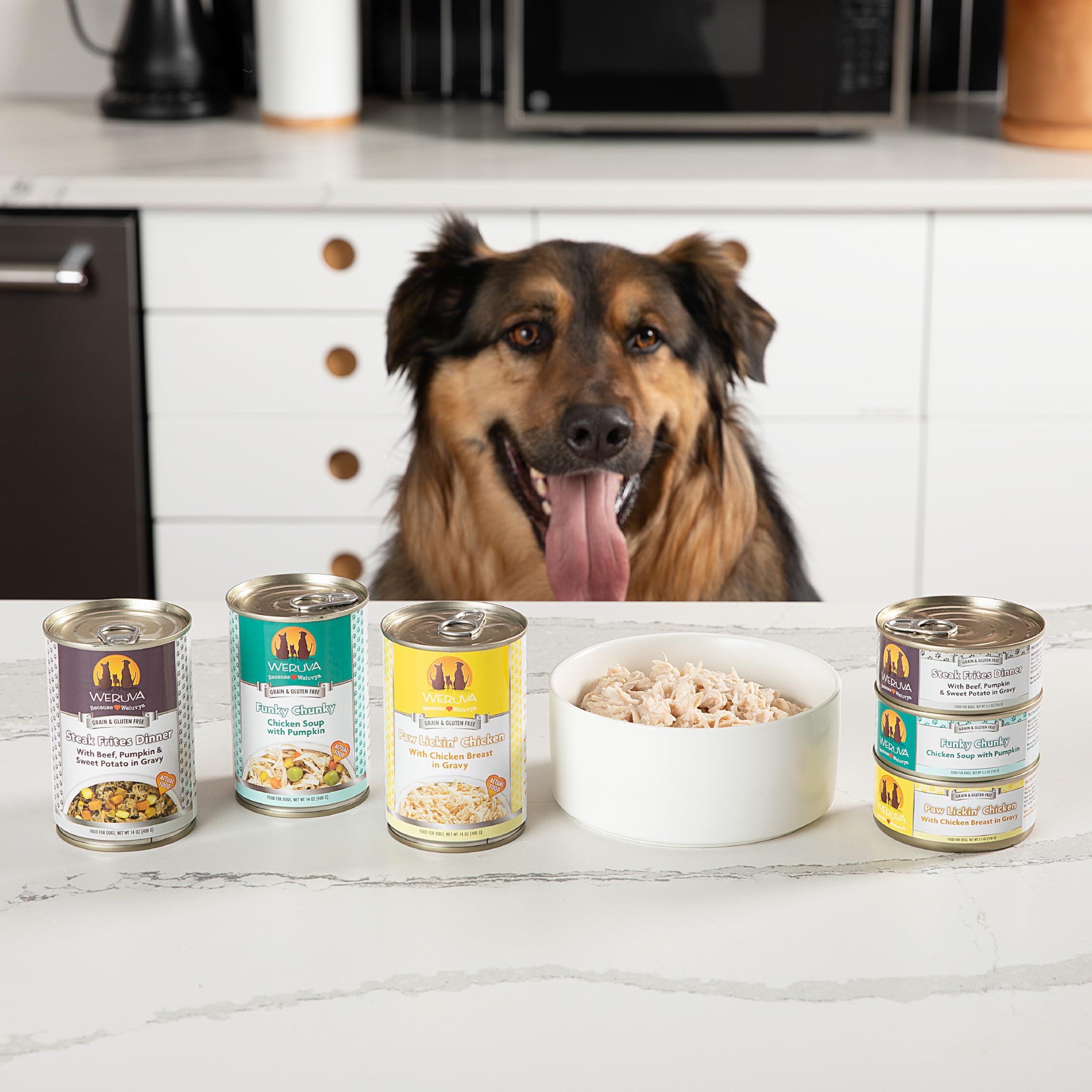 Weruva Classic Dog Food - Grandma's Chicken Soup with Chicken Breast & Vegetables, 5.5oz Cans (Pack of 24) | Grain-Free Wet Dog Food for Small & Large Breeds | Perfect for Picky Eaters & Senior Dogs