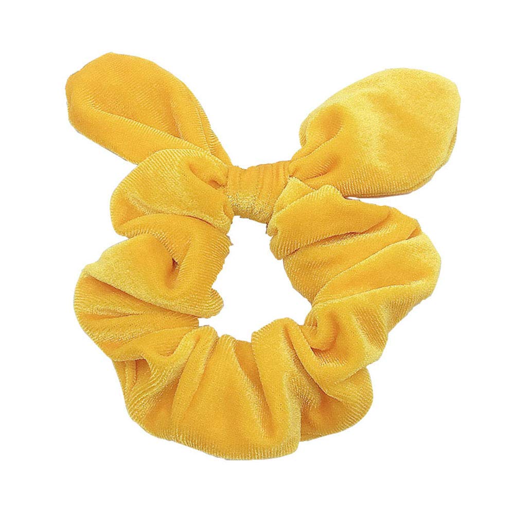 AKOAK 12 Pack Soft Velvet Bunny Ear Headbands - Stretchable Elastic Hair Bands for Women & Girls - 12 Color Hair Accessories for Parties, Cosplay, and Daily Wear