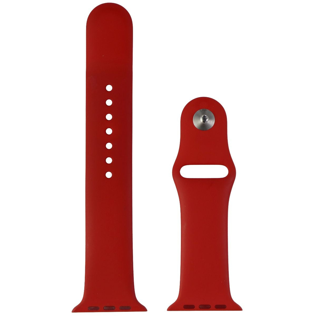 Apple Watch Sport Band 42mm/44mm/45mm - Red 1st Generation (M/L Size) | Compatible with Series 1-8 & SE | Perfect for Running, Workouts & Daily Wear