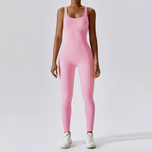 Seamless One-Piece Yoga Suit for Women - Spring Workout Outfit with Belly Control for Dance, Fitness & Tightening - Perfect for Yoga, Gym & Activewear