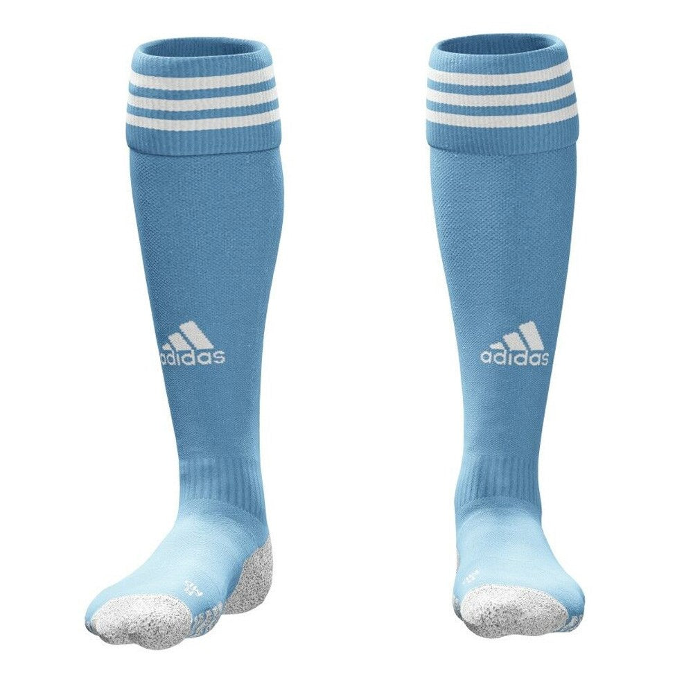 Adidas Adi 21 Athletic Socks - Sky Blue & White Crew Socks for Men & Women - Perfect for Running, Gym Workouts & Everyday Comfort