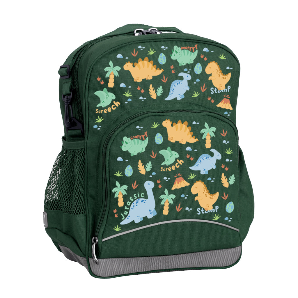 Jurassic Kindy Tuff Pack Backpack for Kids - Durable School Backpack with Dinosaur Print - Perfect for School, Travel & Outdoor Adventures