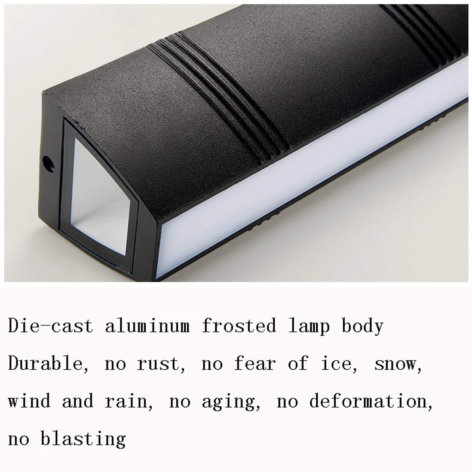 Modern LED Acrylic Wall Sconce Lighting - 15W Warm White 2700K Up/Down Wall Lamp for Bedroom, Corridor, Stairs & Bathroom - Indoor Lighting Fixture, Home Decor (Non-Dimmable, No Plug, 1 Pack) - Perfect for Ambient Lighting in Hallways, Reading Nooks and Entryways