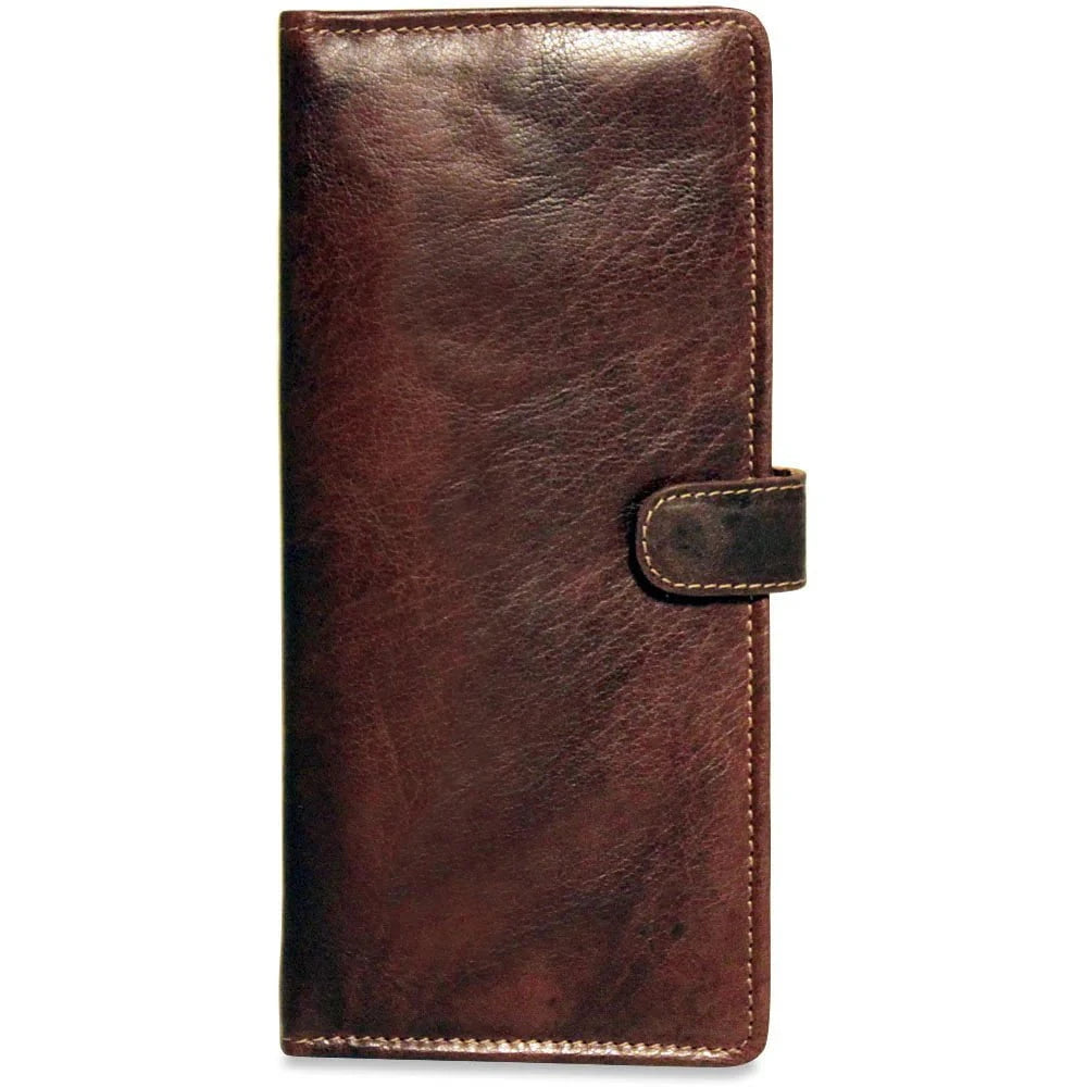 Jack Georges Travel Wallet - RFID Blocking Leather Passport Holder for Men & Women - Perfect for Airplane, Cruise, and International Travel Accessories