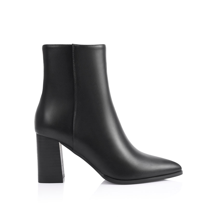 Maxine Women's Black Ankle Boots - Stylish & Comfortable for Fall & Winter Fashion | Perfect for Office, Casual Outfits & Date Nights