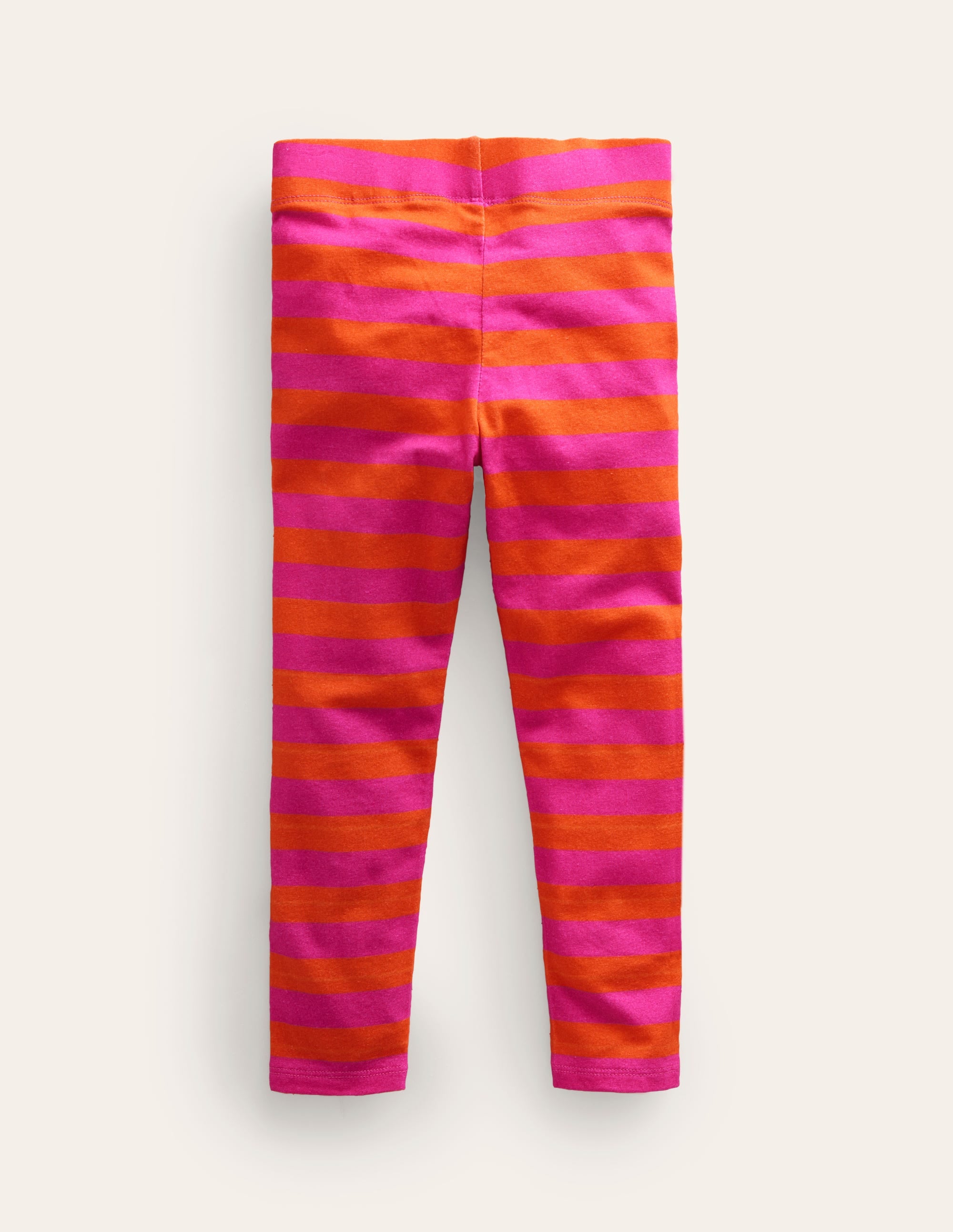 Stylish Appliqué Leggings with Pink & Orange Cat Designs - Perfect for Yoga, Workouts & Casual Wear