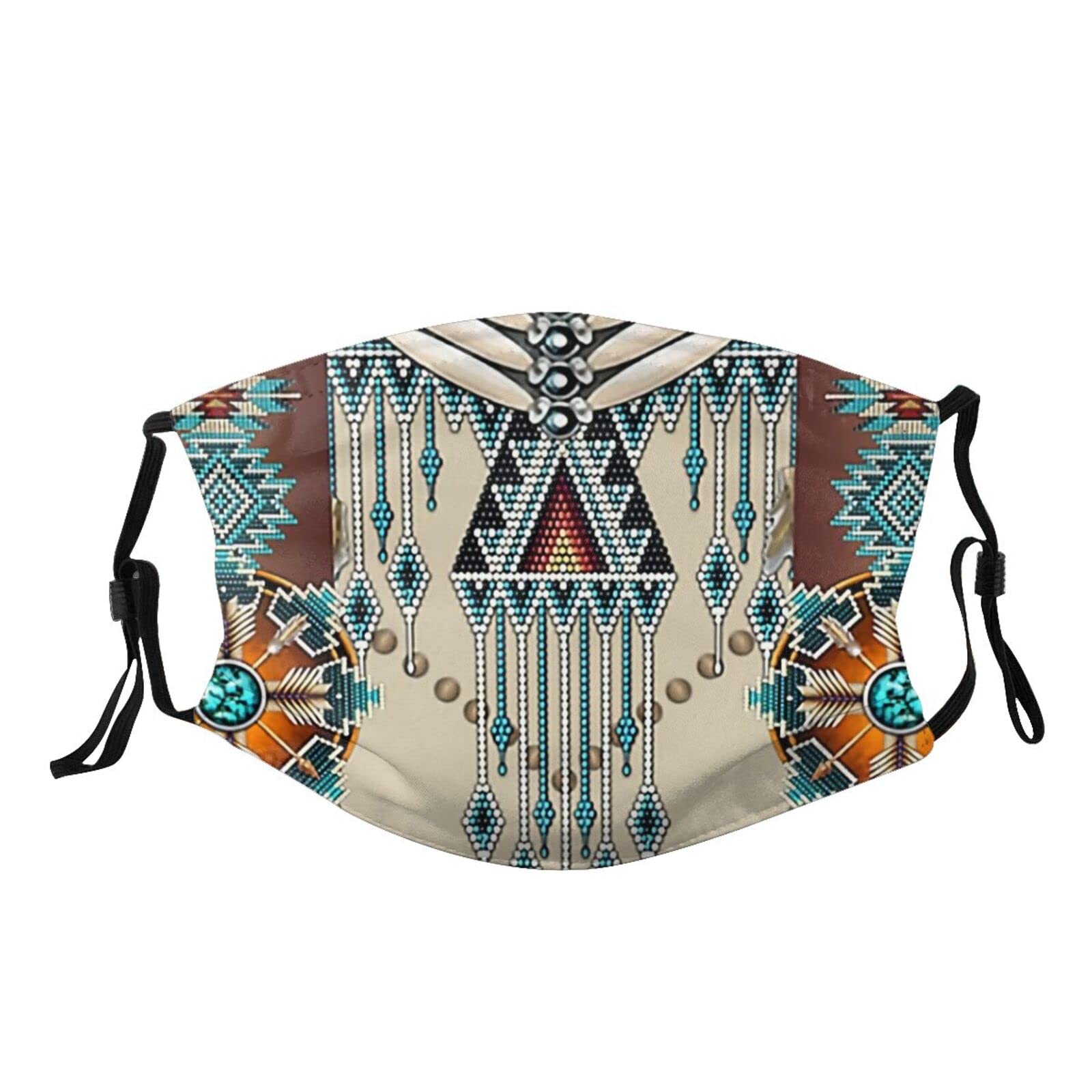 Native American Indian Masks - Reusable & Breathable for Adults - Perfect for Festivals & Cultural Events