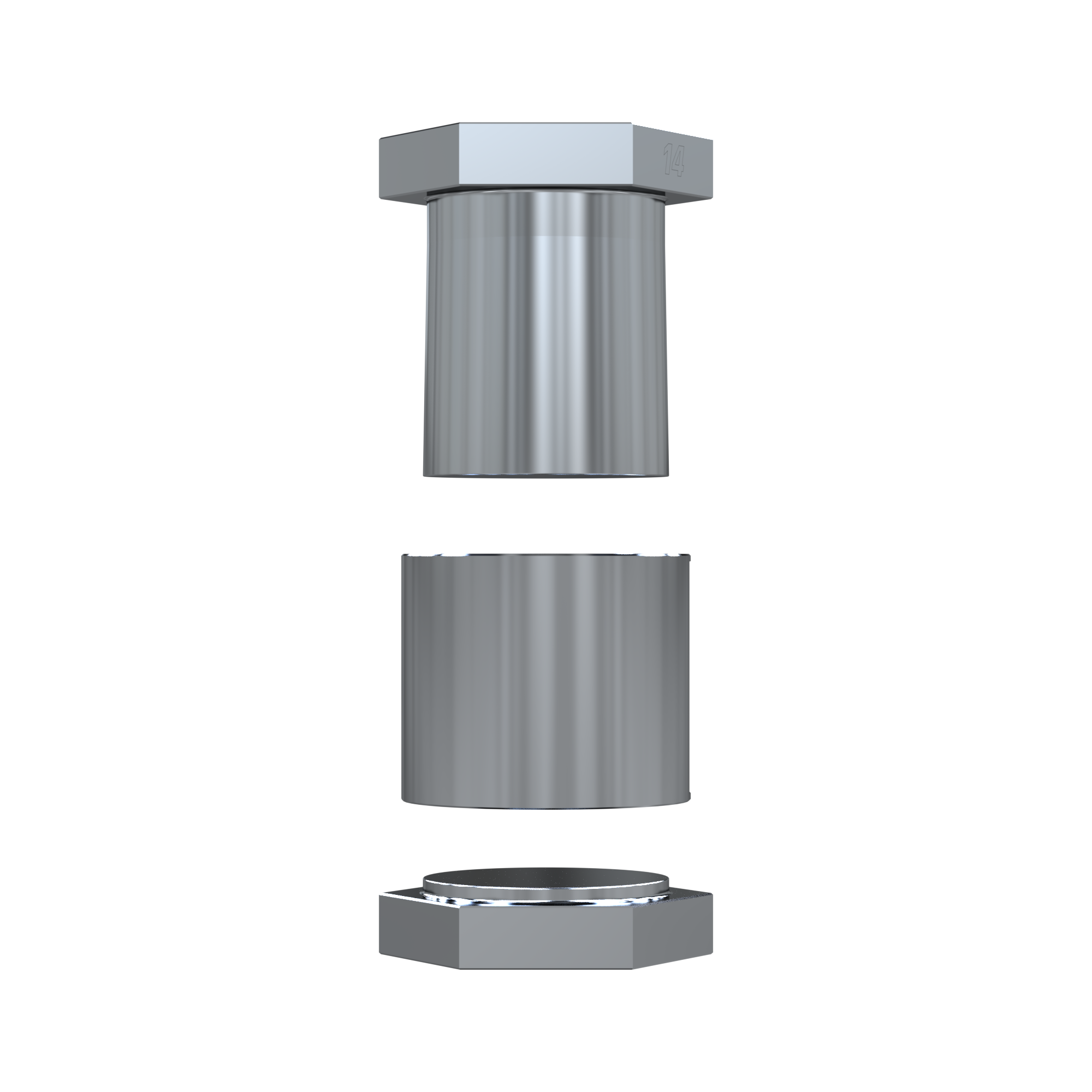 NugSmasher 14g Round Pro Pre Press Mold for Rosin - Heavy Duty Stainless Steel Hash Press for DIY Rosin Extraction (Perfect for Home Use & Small Batch Processing)