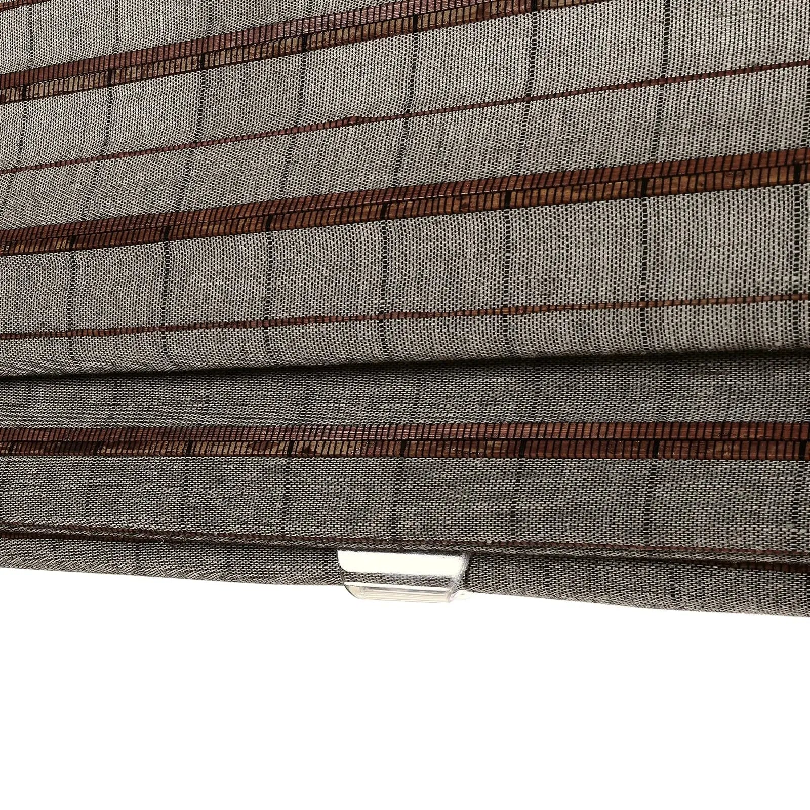 Natural Flax Bamboo Woven Window Shade - Eco-Friendly Sun Protection for Home & Office - Perfect for Living Room, Bedroom, and Patio Use