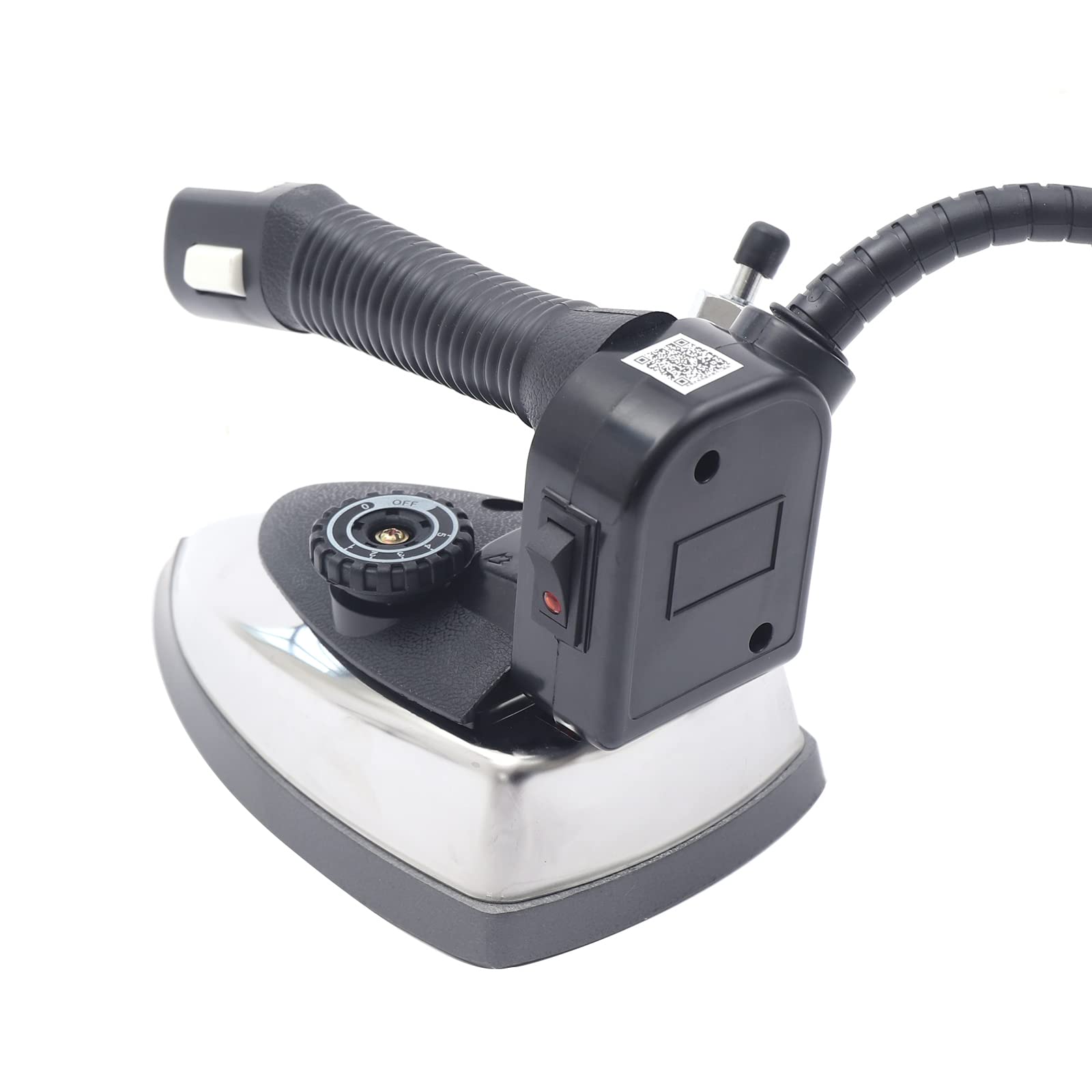1000W Commercial Steam Iron with 3L Tank - Industrial Electric Steamer for All Fabrics (60~220℃, 110V) - Durable Wear-Resistant & Non-Stick Soleplate - Perfect for Laundry Business, Tailoring Shops & Home Use