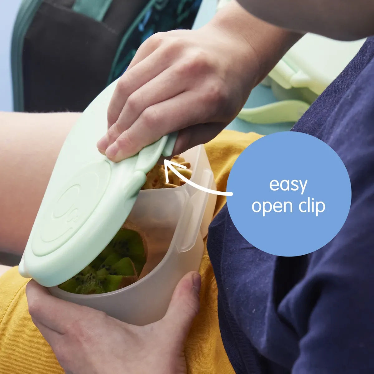 b.box Snack Box for Kids – BPA-Free, Leak-Proof Snack Container with Lid – Perfect for School Lunches, Travel, and On-the-Go Snacking