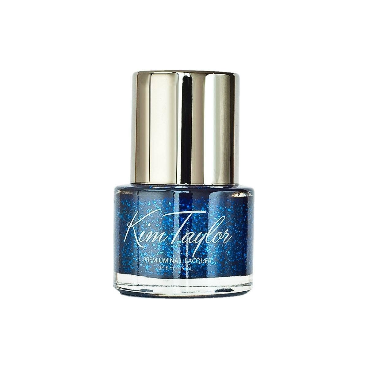 Kim Taylor BLUE ROCK Nail Polish - Long Lasting Vegan Nail Enamel for Professional Salon & At-Home Manicures - Perfect for Parties, Weddings & Everyday Wear