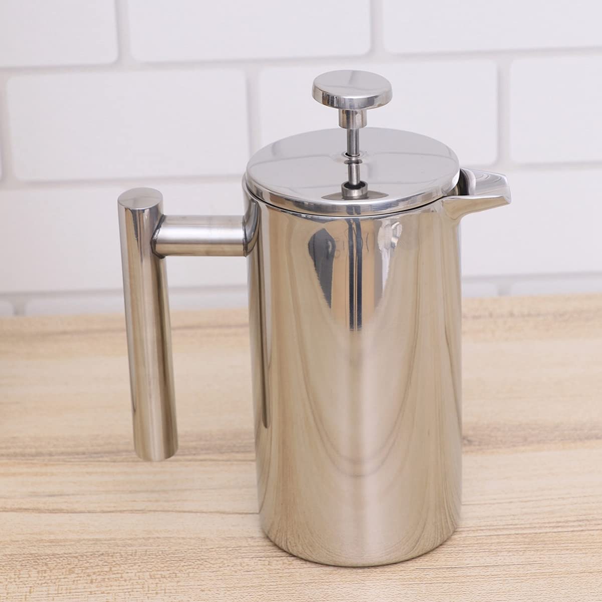 DOITOOL Double Wall Espresso Coffee Maker - Portable Camping Coffee & Tea Brewer, Hand Press Espresso Machine with Squeezer for Home, Office & Outdoor Use