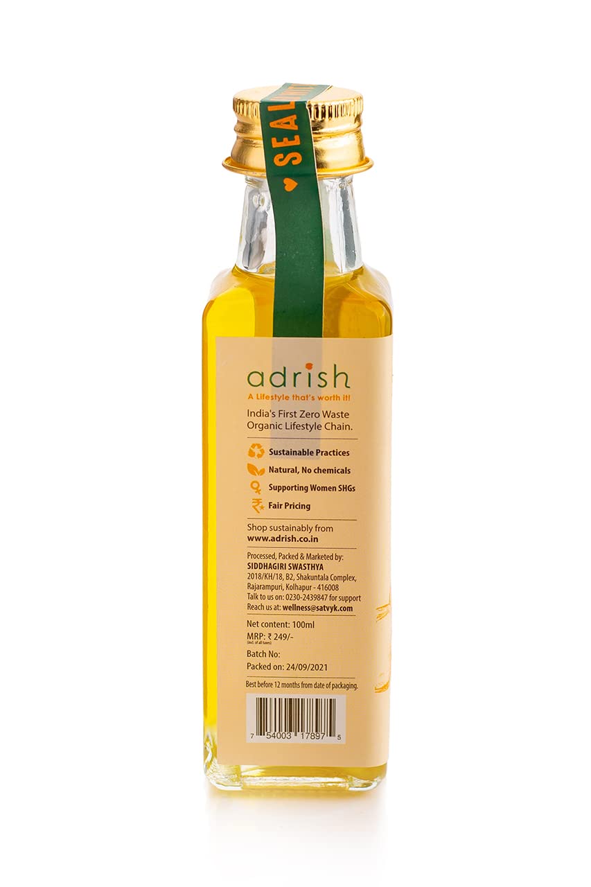 Organic Apricot Oil 100ml - Cold Pressed, Unrefined, 100% Pure for Hair & Skin Care - Vegan, Chemical-Free Face & Body Moisturizer - Perfect for DIY Beauty Recipes & Massage Therapy