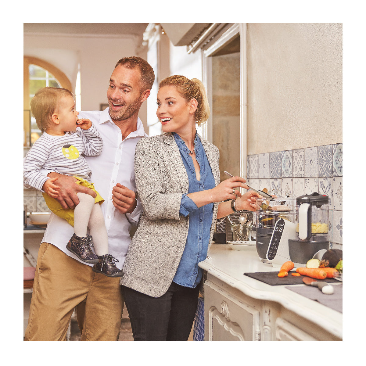 Babymoov Nutribaby+ Baby Food Maker & Blender - Steam Cook & Puree Healthy Homemade Baby Food - Perfect for Infants & Toddlers (Ideal for Making Organic Purees, Steaming Vegetables & Preparing Baby Meals)