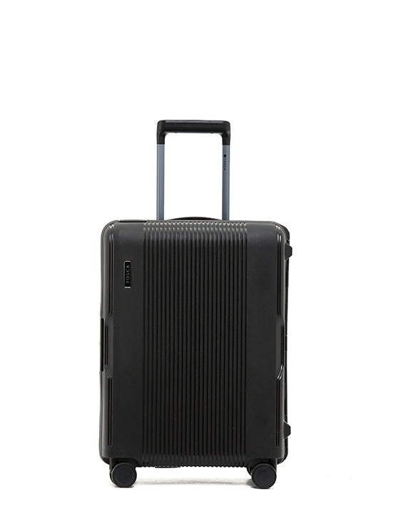 Tosca KNOX 21 Inch Small Full Framed Spinner Luggage - Lightweight Carry On Suitcase with 360° Wheels for Travel, Business Trips & Weekend Getaways (Black)