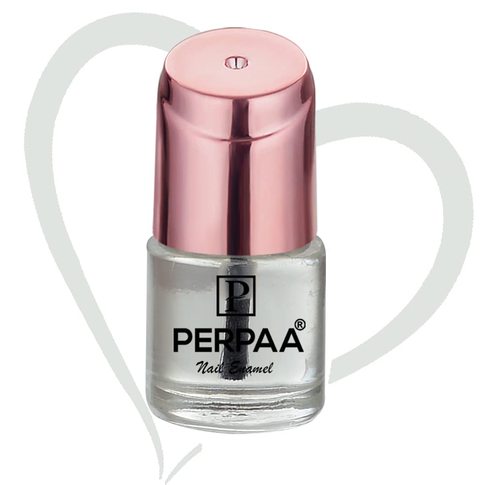 PERPAA® Quick-Drying Long-Lasting Clear Gel Nail Polish - Transparent Shine for Manicures, Pedicures & Nail Art - Salon Quality at Home