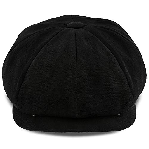 Beckham Cotton Newsboy Cap for Men - Casual & Vintage Style