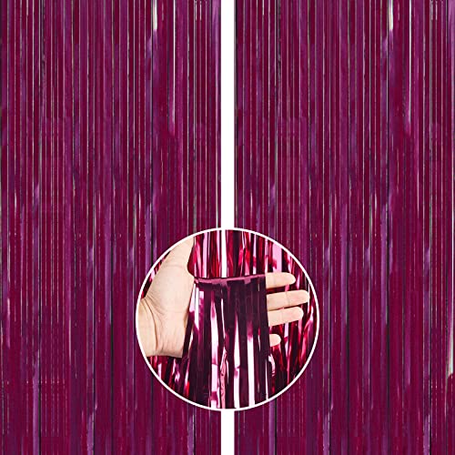 Red-retro Burgundy-holographic-9002