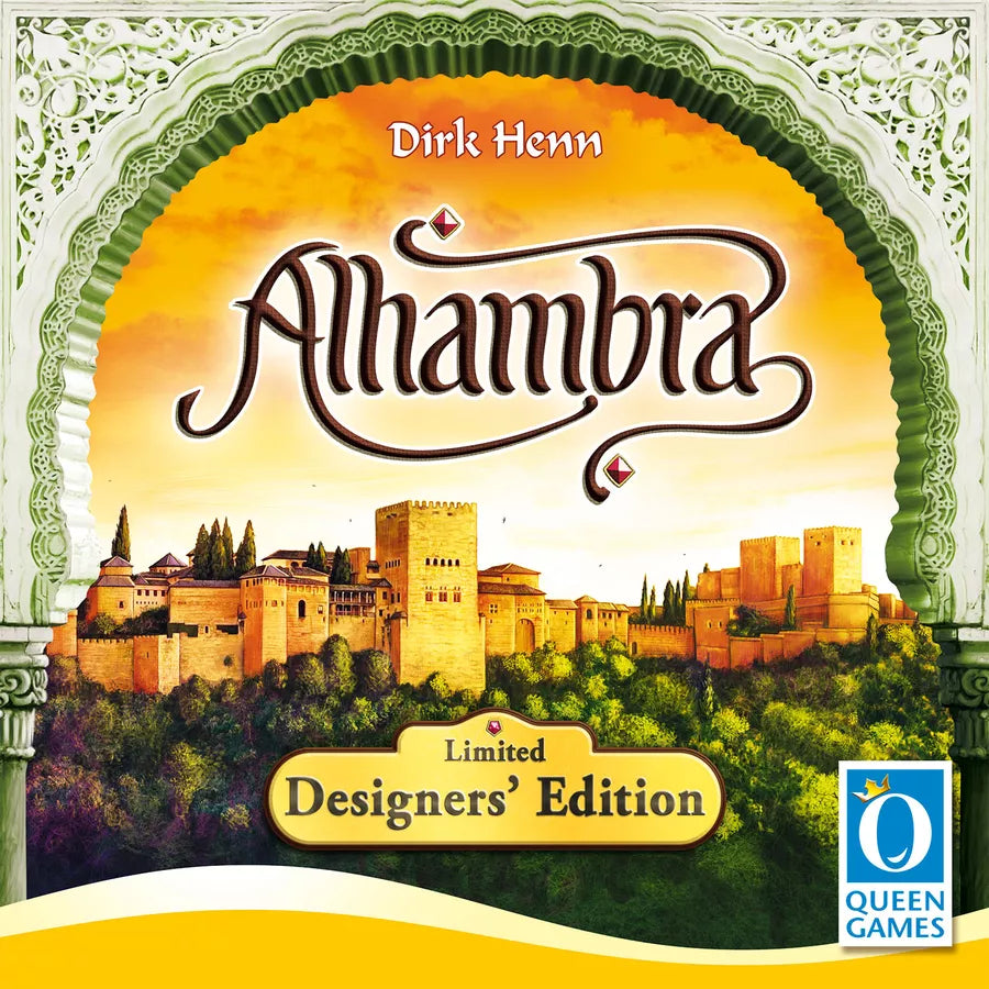 Alhambra Designer's Edition Board Game Expansion - Strategic Tile Placement Game for Family & Friends Game Night | Enhance Your Alhambra Experience with New Challenges