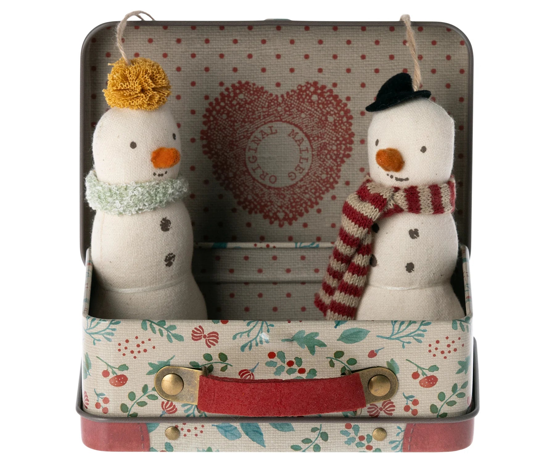 2 Pack Snowman Christmas Ornaments - Festive Holiday Decor for Tree, Home & Office - Perfect for Xmas Gifts & Winter Decorations