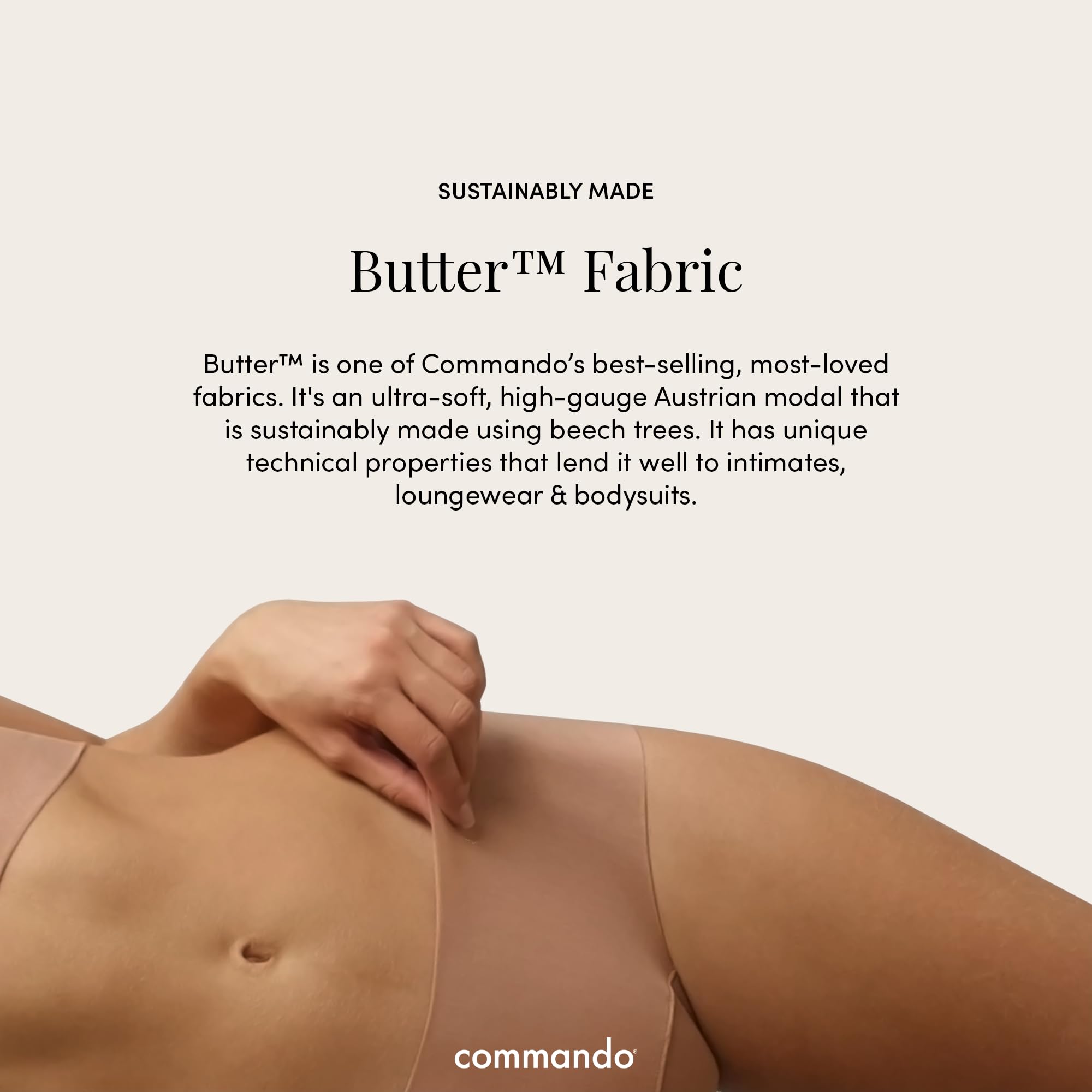 Commando Women's Butter Soft Support Bralette - Wireless Comfort Bra for Yoga, Lounge & Sleep | Seamless & Breathable Fabric