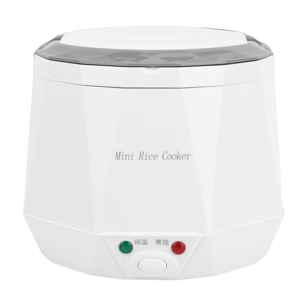 Omabeta 1.6L Mini Portable 12V Electric Rice Cooker - Multi-function Travel Rice Cooker for Car, Truck & RV with Cooking, Heating & Keep Warm Function - Perfect for Cooking Rice, Soup & Porridge on Road Trips, Camping & Outdoor Adventures