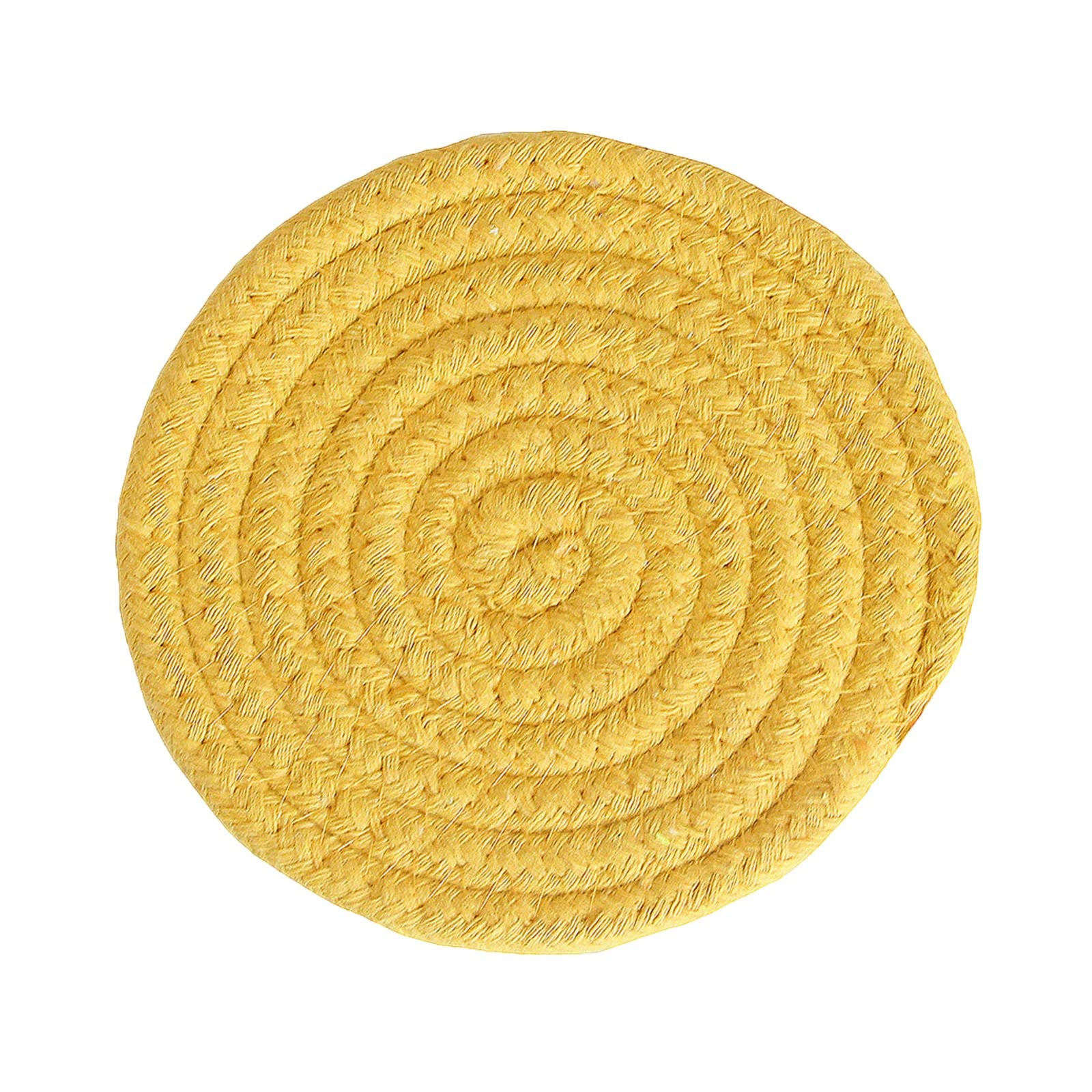 18cm Cotton Insulation Placemat Set - Heat Resistant Woven Table Mats for Dining, Nordic Style Kitchen & Bowl Protectors - 8-Piece Set for Family Gatherings & Dinner Parties (One Size)
