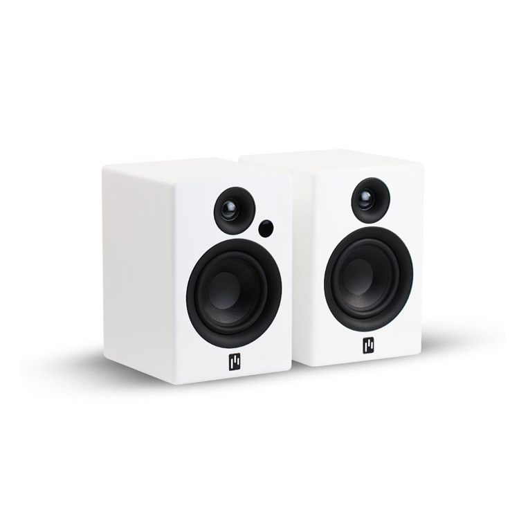 Aperion Allaire Wireless Bluetooth Bookshelf Speakers - Premium Sound Quality, Pure White (Pair) - Perfect for Home Theater, Music Listening & Gaming