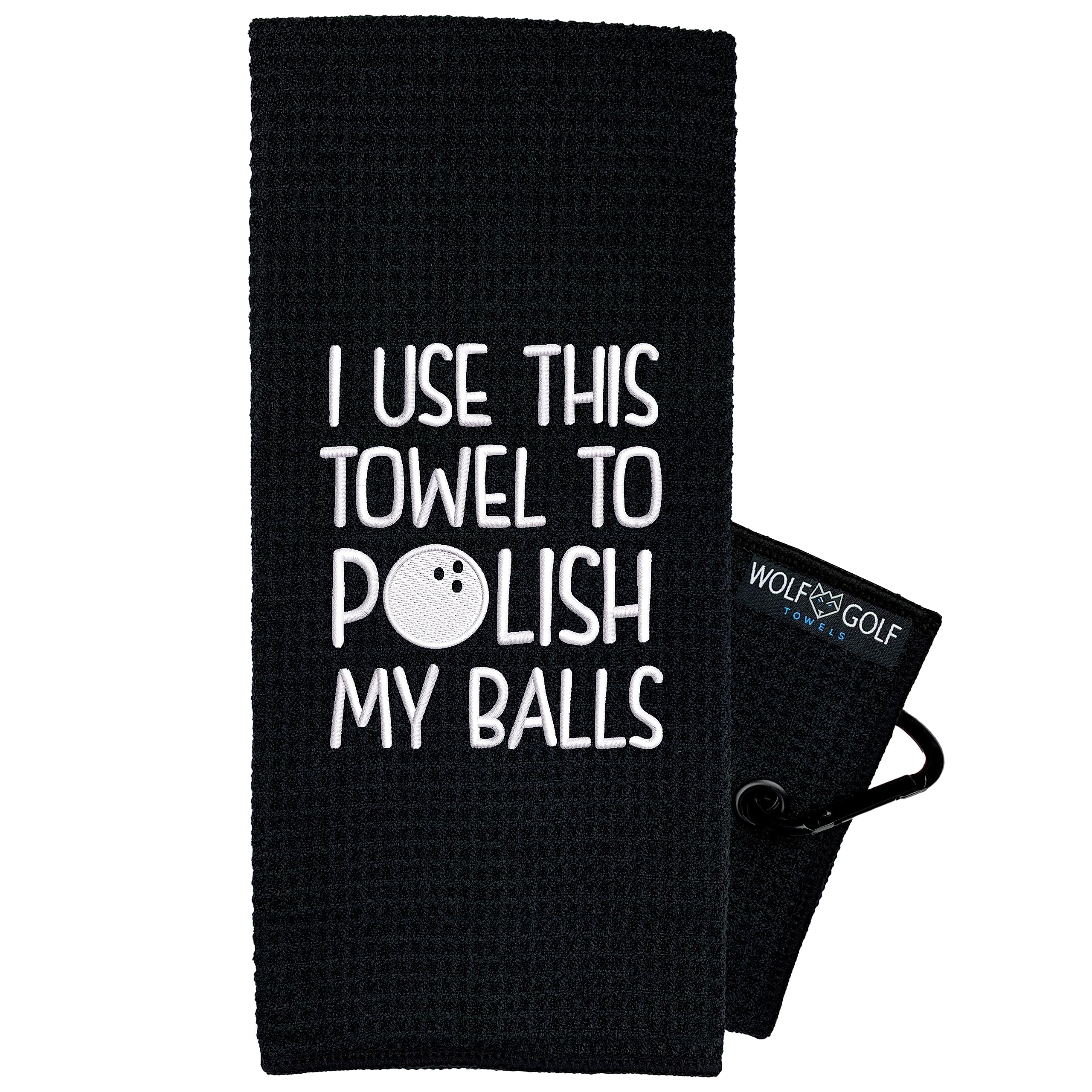 Premium Bowling Towel for Polishing Bowling Balls - Funny & Practical Bowling Accessory - Perfect Gift for Bowlers - Great for League Play & Practice Sessions