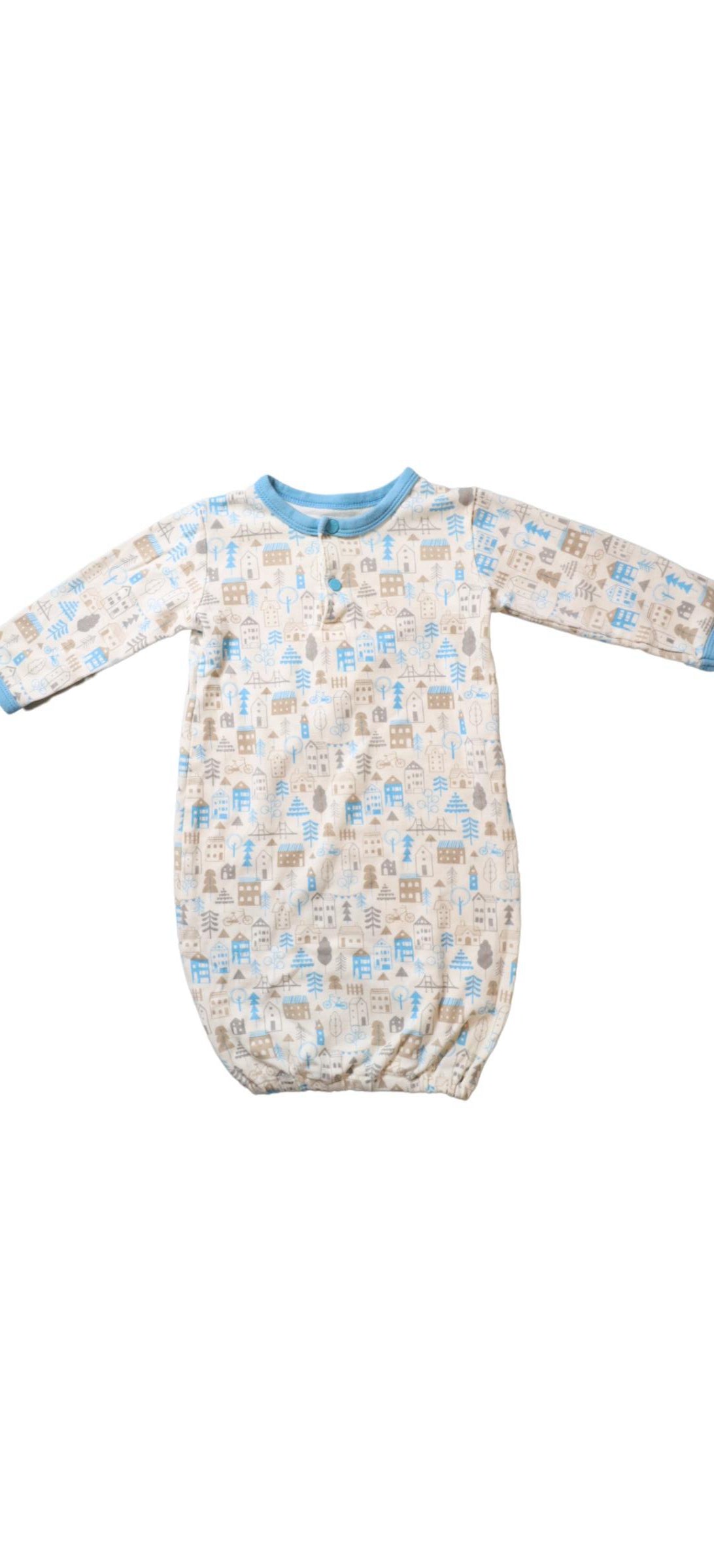Apple Park Organic Cotton Nightgown for Babies 6-9 Months - Soft & Comfortable Sleepwear for Nursery & Bedtime