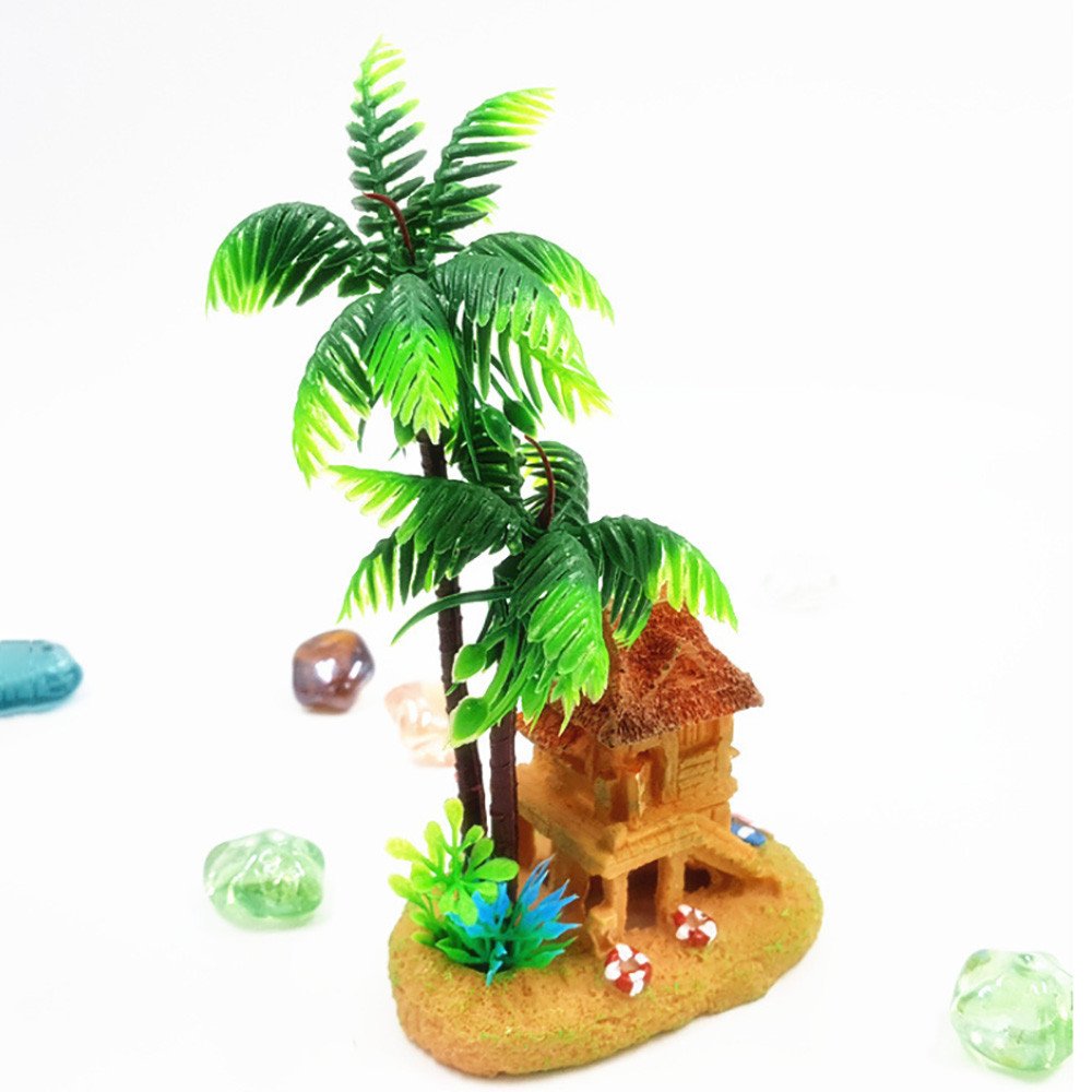 Creative Mini Aquarium Decorations - Bubble Oxygen Stones & Yurts for Fish Tanks | Enhance Your Underwater World | Perfect for Home, Office & Kids' Aquariums