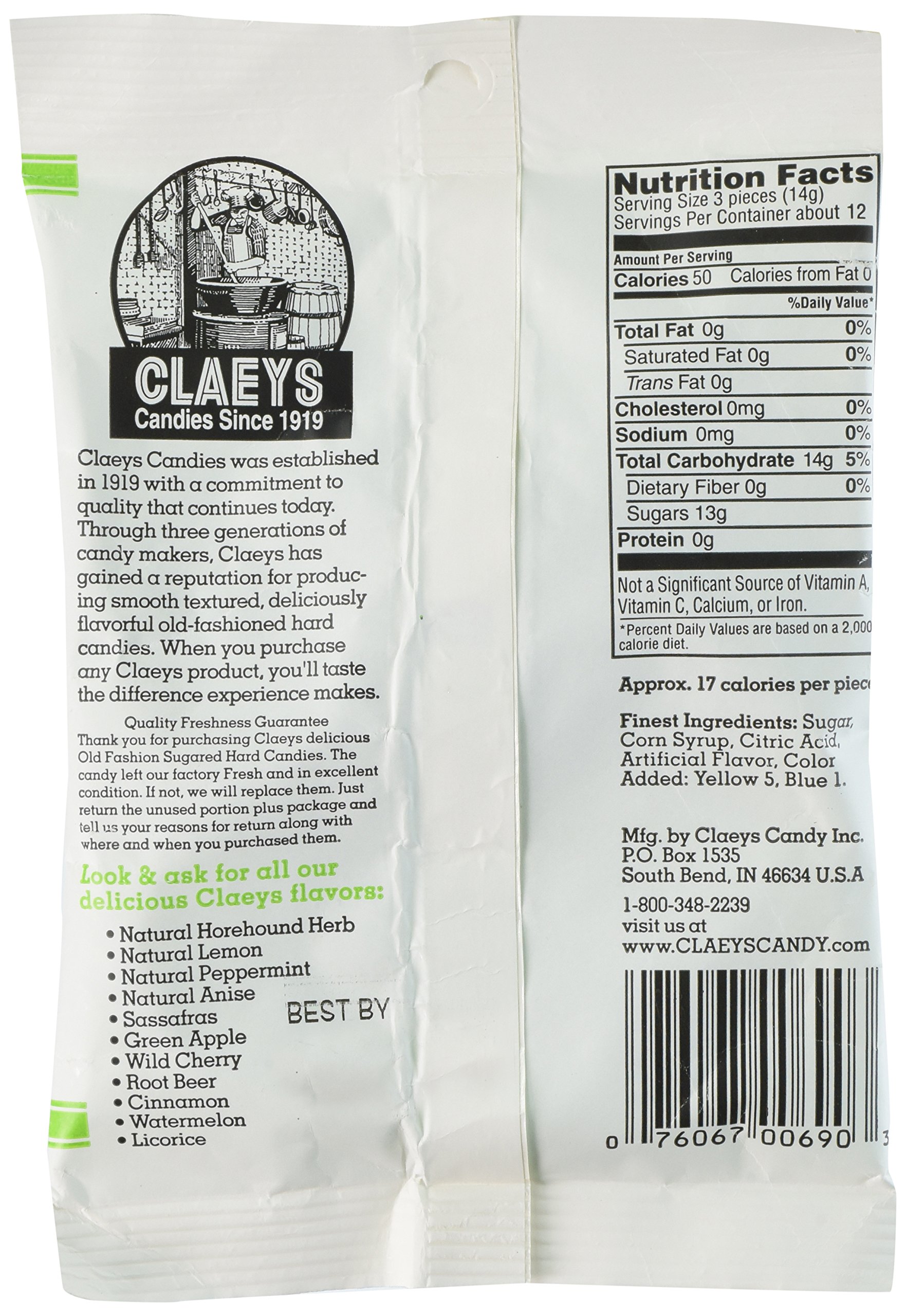 Claey's Green Apple Hard Candy - 2 Bags | Sour & Sweet Flavor | Bulk Candy for Parties, Halloween Treats & Office Snacks