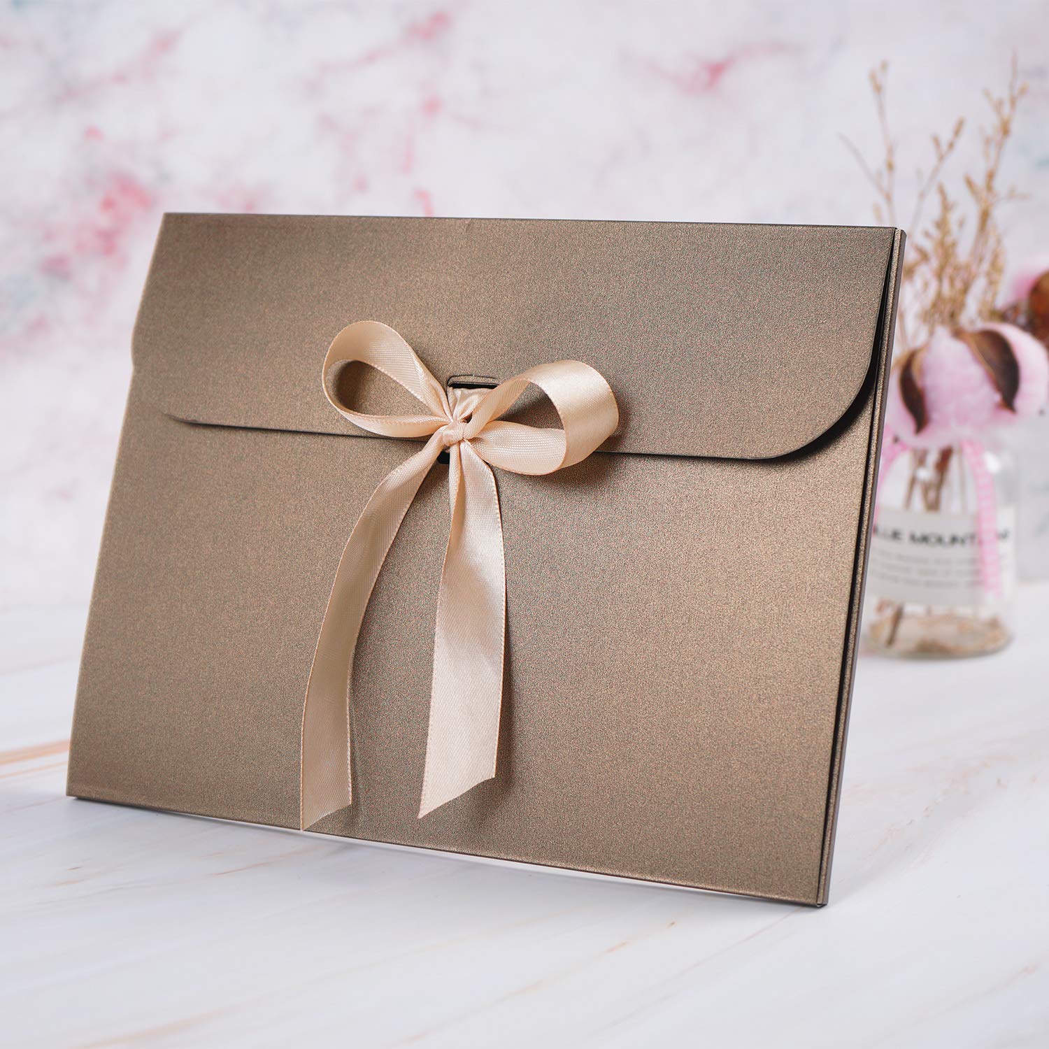10pcs Ribbon Bowknot Gift Bags for Wedding Presents & Party Favors
