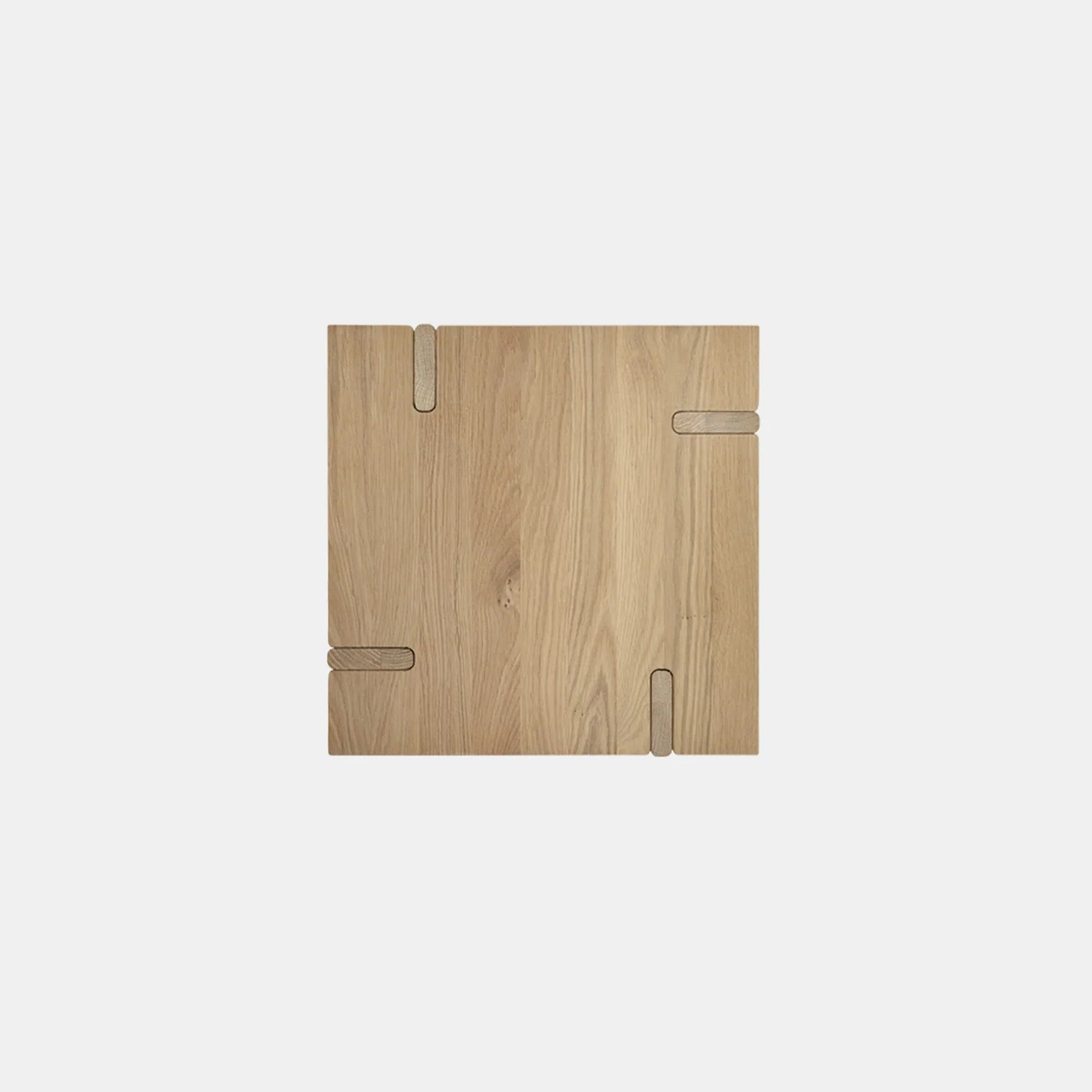 OYOY OY Square Side Table - Low Natural Wood Coffee Table for Living Room, Bedroom, or Office - Perfect for Small Spaces and Modern Decor