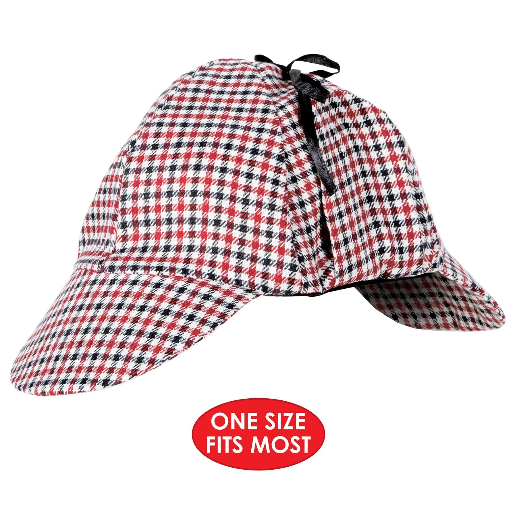 12 Pack Beistle Deerstalker Hats - Classic Sherlock Holmes Style Hunting Caps for Men & Women - Perfect for Costume Parties, Halloween, and Outdoor Adventures