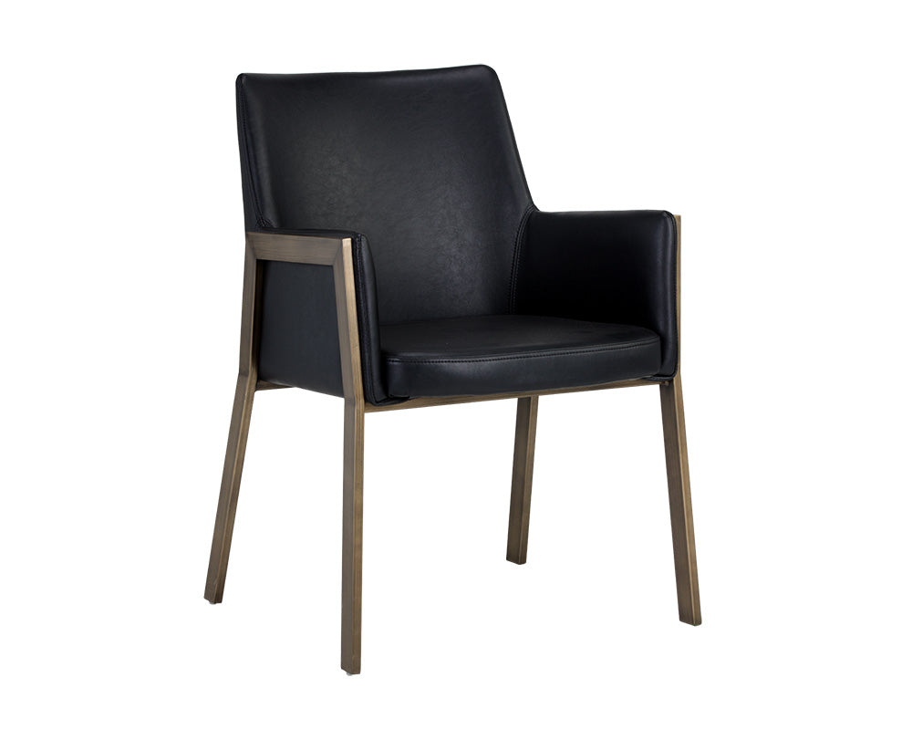 Bernadette Dining Armchair - Modern Upholstered Dining Chair with Wooden Legs for Kitchen, Dining Room & Home Decor | Comfortable & Stylish Seating Solution
