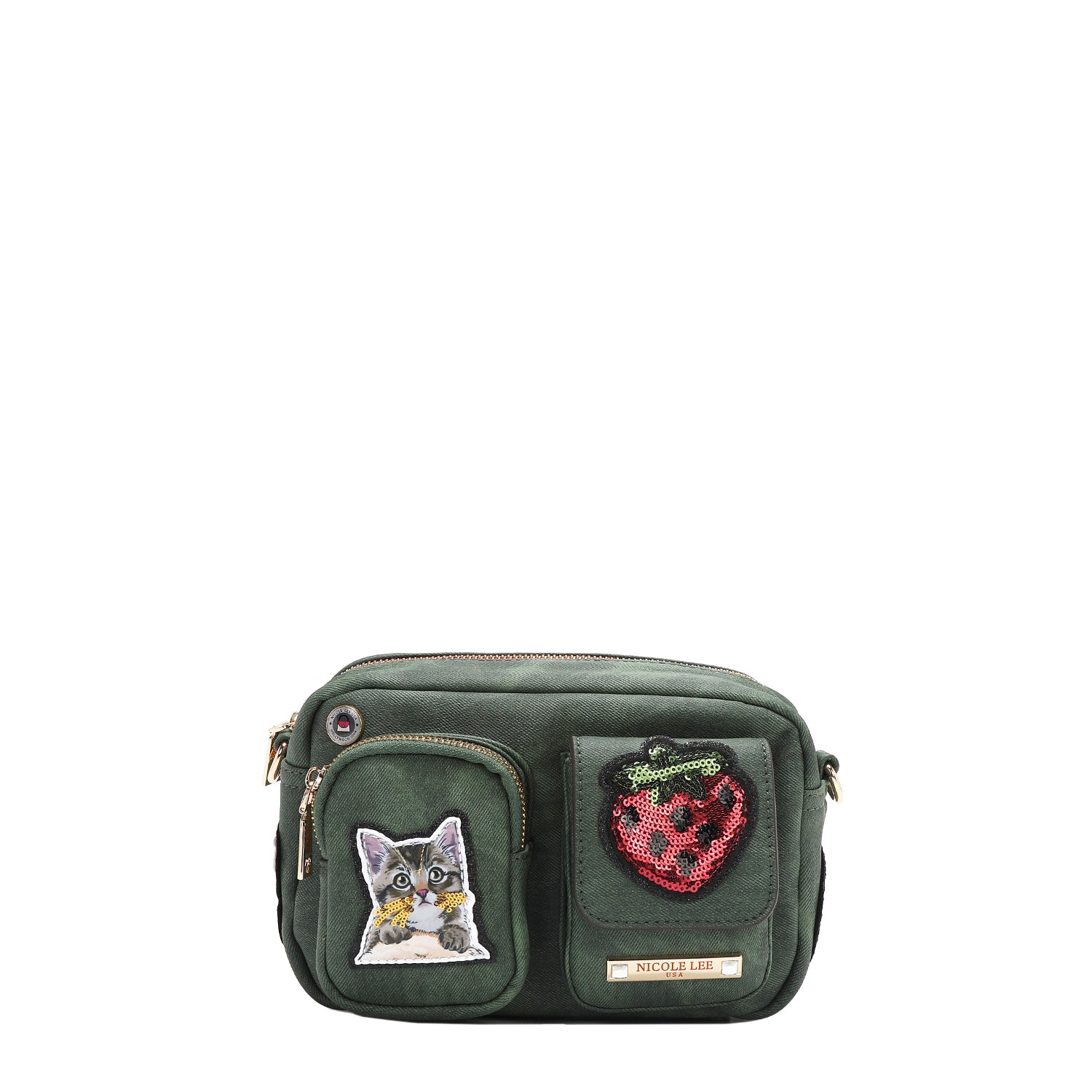 Multi-Patch Crossbody Bag for Women - Stylish & Trendy Shoulder Purse - Perfect for Travel, Shopping & Everyday Use