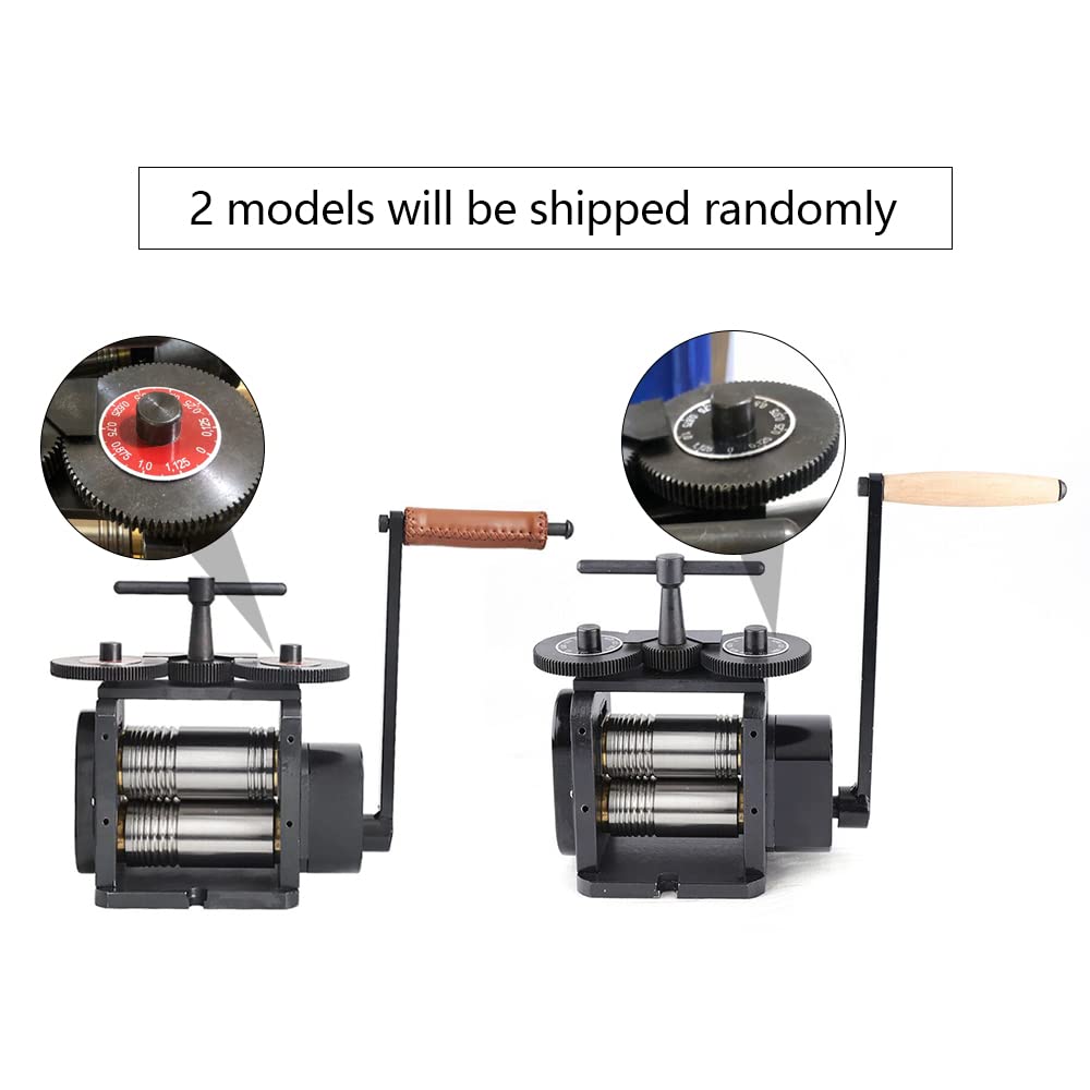 85mm Rolling Mill Machine for Jewelry Making - Metal Sheet & Wire Flat Press Tool - DIY Repair & Metalworking (Black) - Perfect for Jewelers, Blacksmiths & Metal Crafters