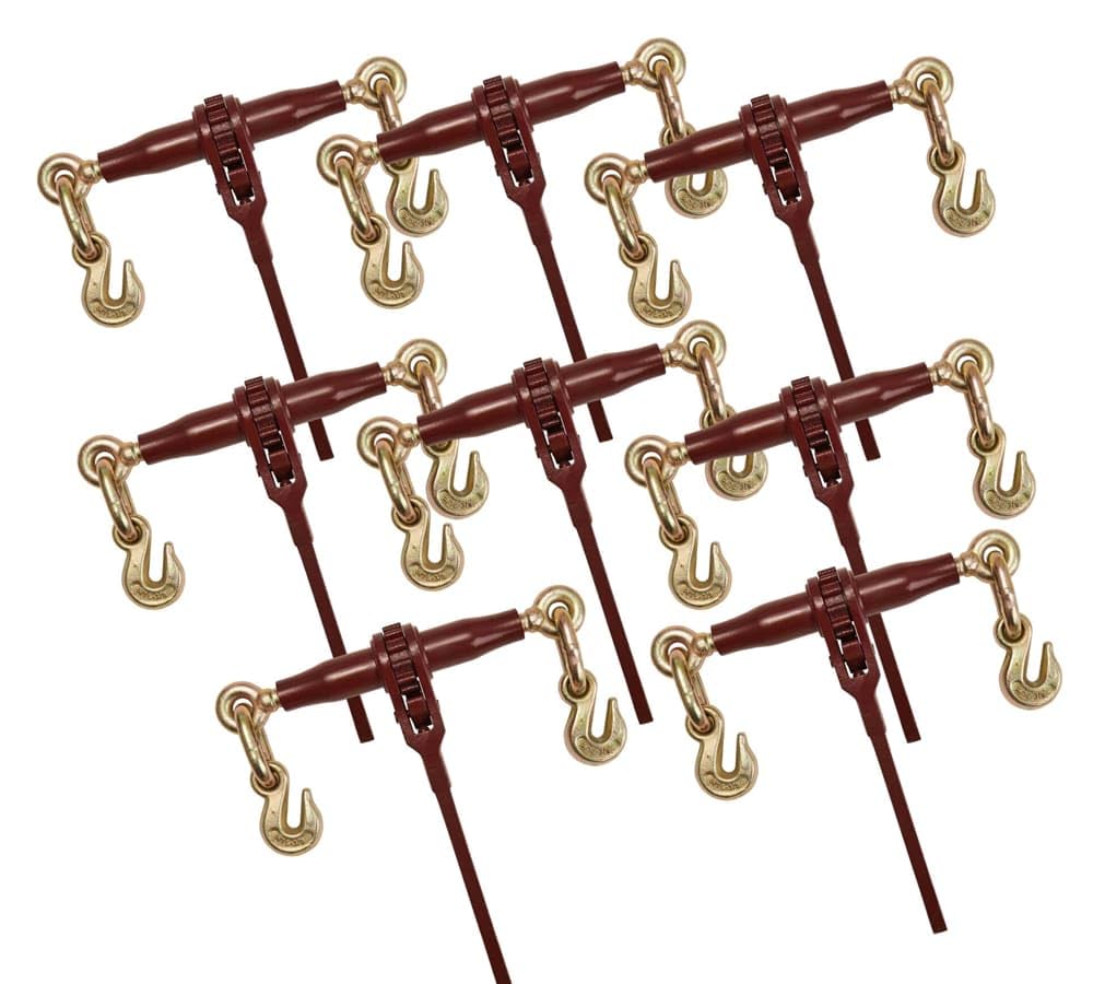 Mytee Products (8 Pack) PRO Chain Binder Ratchet Style 5/16