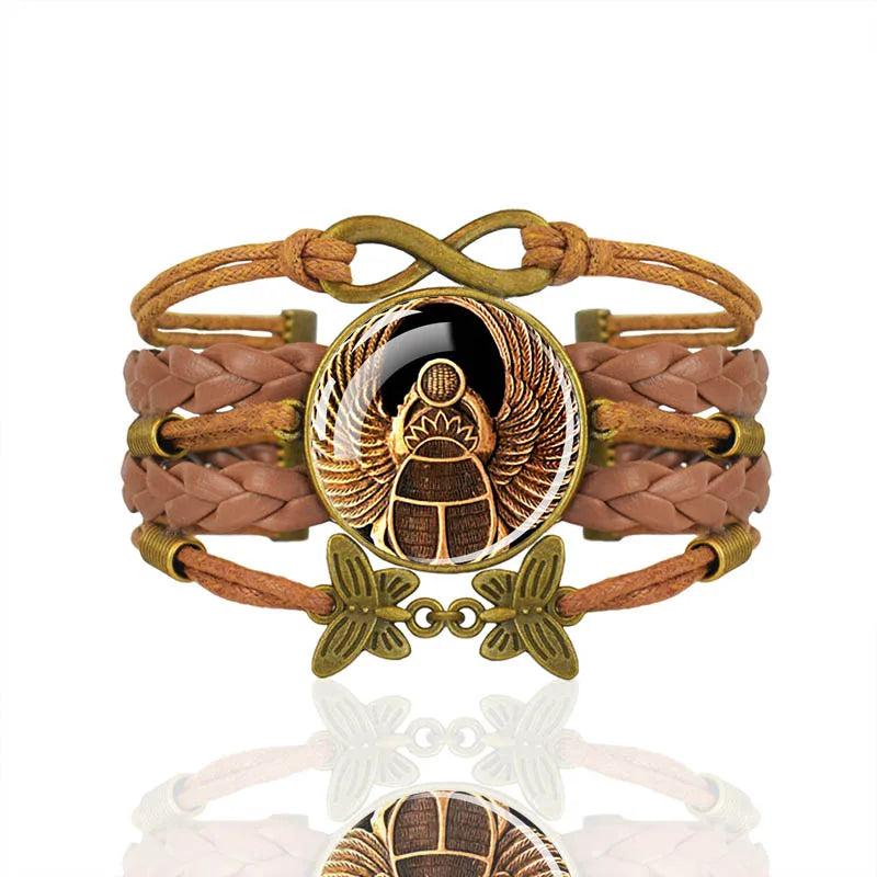 Egyptian Kingdom Bracelet - Handmade Ancient Egyptian Style Jewelry for Women | Perfect for Boho Fashion, Cultural Events & Gift Giving