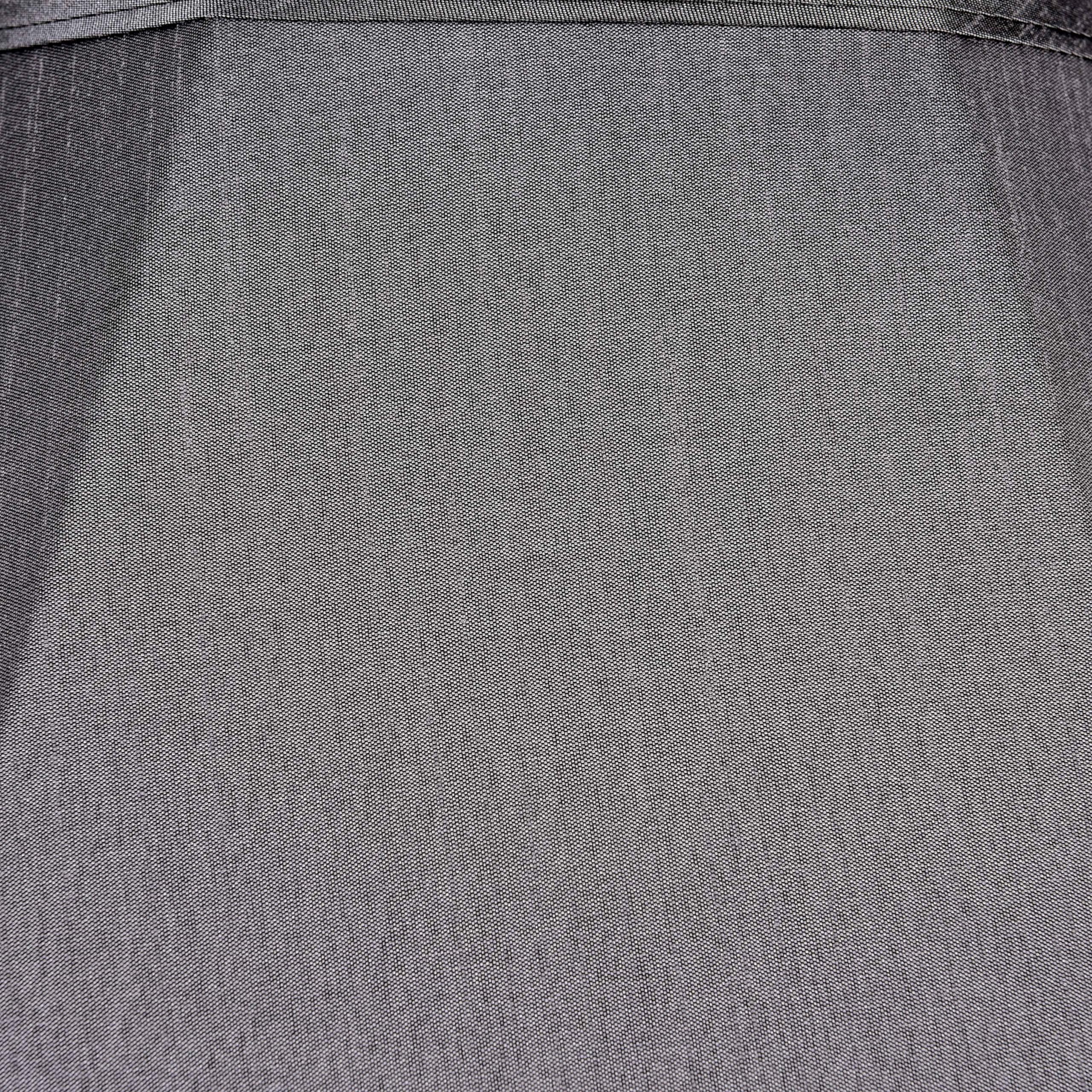 GO&SO Set of 2 Gray Fabric Bell Lamp Shades - 6.5