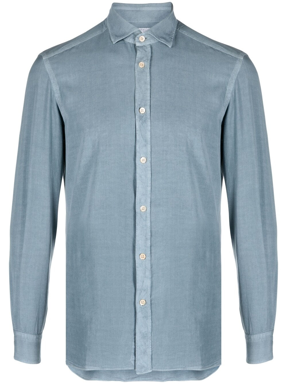 Boglioli Clear Blue Men's Dress Shirts - Premium Slim Fit Formal Shirts for Business & Office Wear