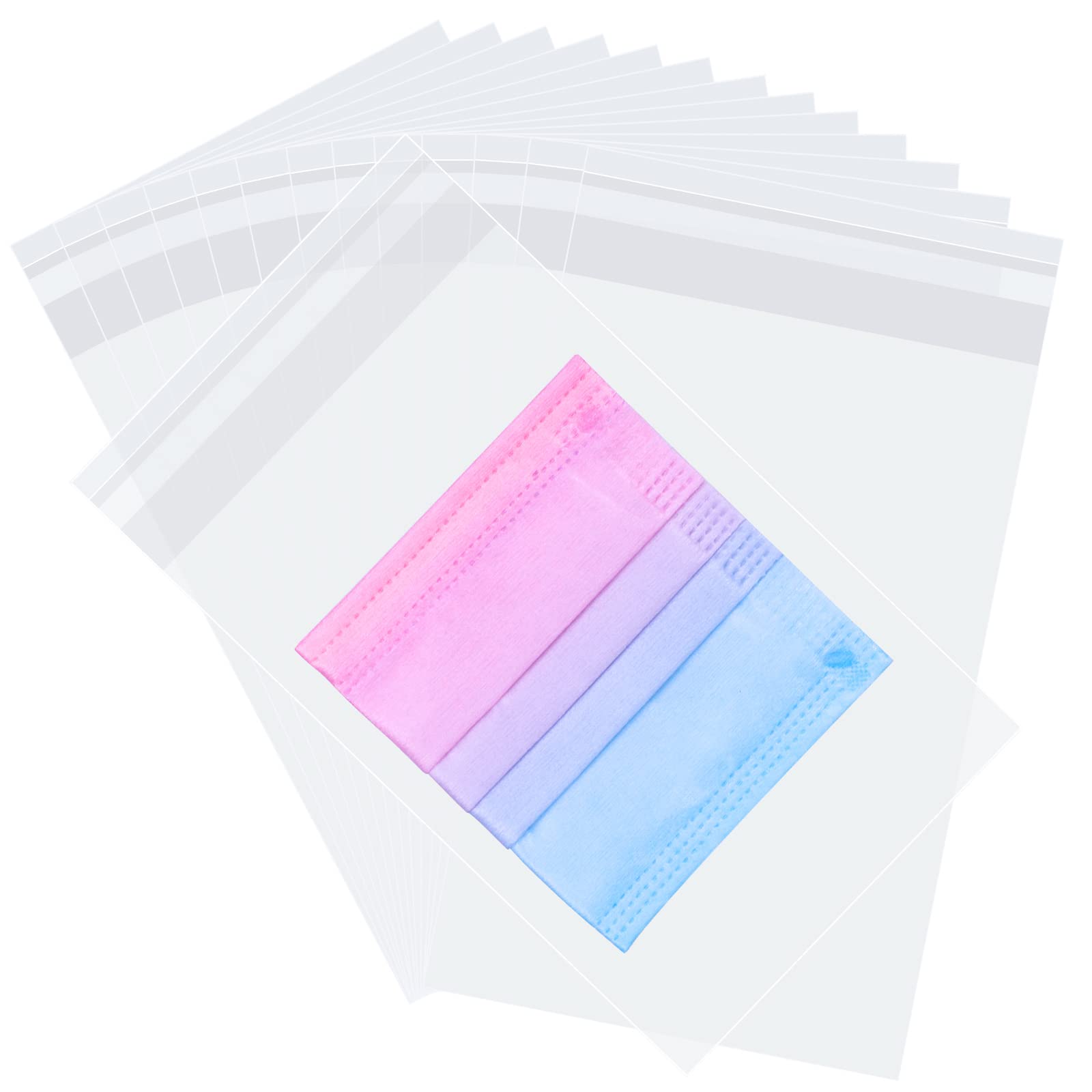 300 Clear Self Sealing Cellophane Bags 3x5 Inches - Resealable Cookie Bags for Bakery, Dessert & Party Favors | Food Safe Packaging Bags for Cookies, Candies & Small Gifts | Perfect for Home Baking, Wedding Favors & Retail Packaging