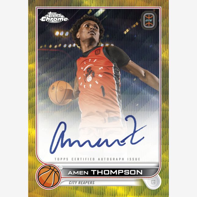 2022/23 Topps OTE Overtime Elite Chrome Trading Cards - Single Pack | Basketball Collectibles for Fans & Players | Perfect for Trading, Gifting & Display